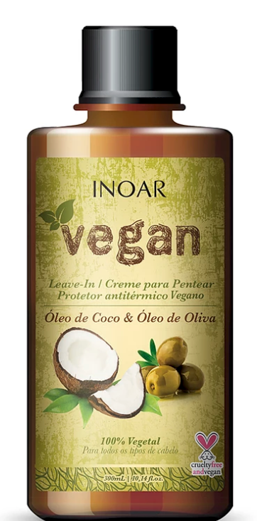 INOAR Vegan Leave-In / Combining Cream - 300 ml (10.14 fl Oz) - oddros.shop