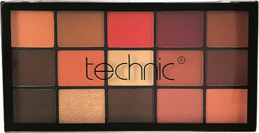 Technic Cosmetics 15 Colours Eyeshadow Palette, Sierra Sunset - oddros.shop