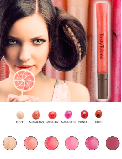Tasty Tubes Sheer Shiny Lip Gloss - Pout (01) - oddros.shop