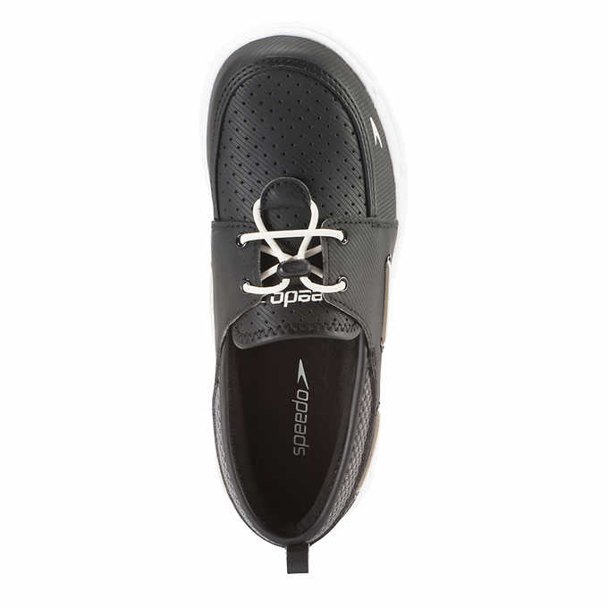 Speedo Ladies' Boat Shoe, (Size 9) Black - oddros.shop
