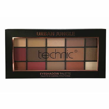Technic Cosmetics 15 Colours Eyeshadow Palette, Urban Jungle - oddros.shop