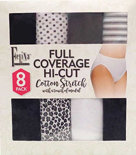 Felina Ladies' Hi-Cut Panty 8-pack - oddros.shop