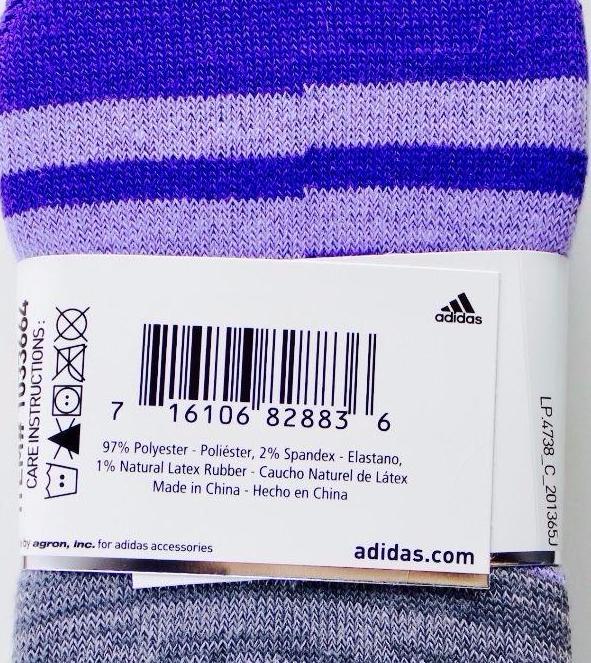 ADIDAS Women's Superlite Climate Socks - Purple (6 Pairs) - oddros.shop