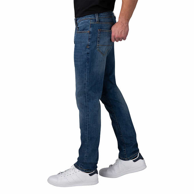 IZOD Men's Comfort Stretch Blue Jean (36 x 29) oddros.shop