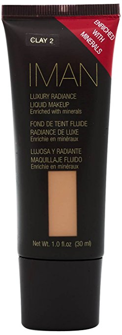 IMAN COSMETICS Luxury Radiance Liquid Makeup, Clay 2 - oddros.shop
