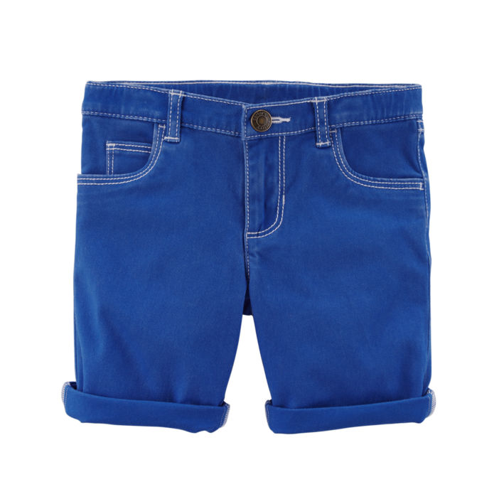 Carter's Roll Cuff Woven Short - Toddler Girl (2T-5T) - oddros.shop