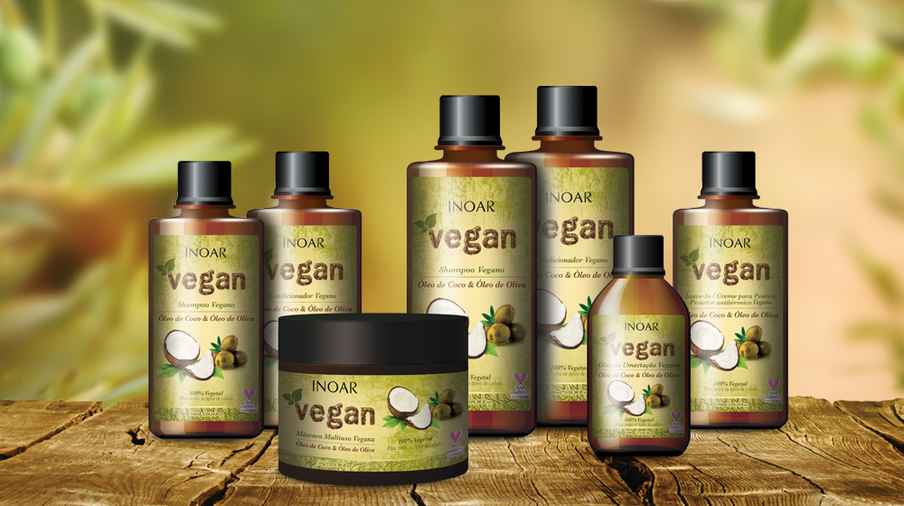 INOAR Vegan - Shampoo, 300 ml (10.14 fl Oz) - oddros.shop