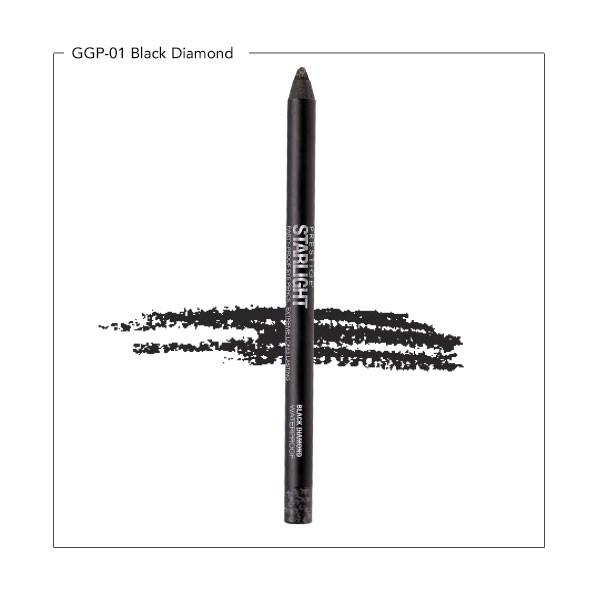 Prestige Cosmetics Starlight Party Proof Eyeshadow and Liner - Black Diamond - oddros.shop