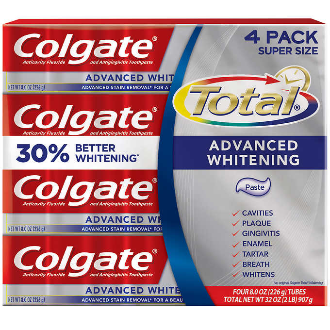 Colgate (4-pack) Total Advanced Whitening Toothpaste - oddros.shop