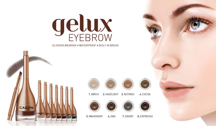 Cailyn Cosmetics Gelux Eyebrow - 05 Mahogany - oddros.shop
