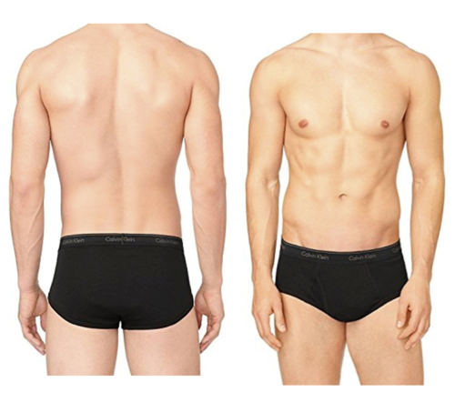 Calvin Klein Men's 3-pack Brief, Medium Black - oddros.shop
