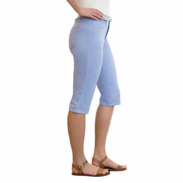 Gloria Vanderbilt Womens Lillian Belted Capris - oddros.shop