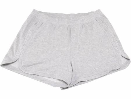 Active Life Womens Active Terry W/Zipper Pockets Short, Heather Grey - oddros.shop