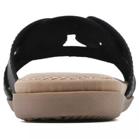 Cliffs by White Mountain Ladies Slide Sandal, Black (9)