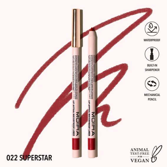 Moira Cosmetics Lip Appeal Waterproof Liner - Super Star (022)
