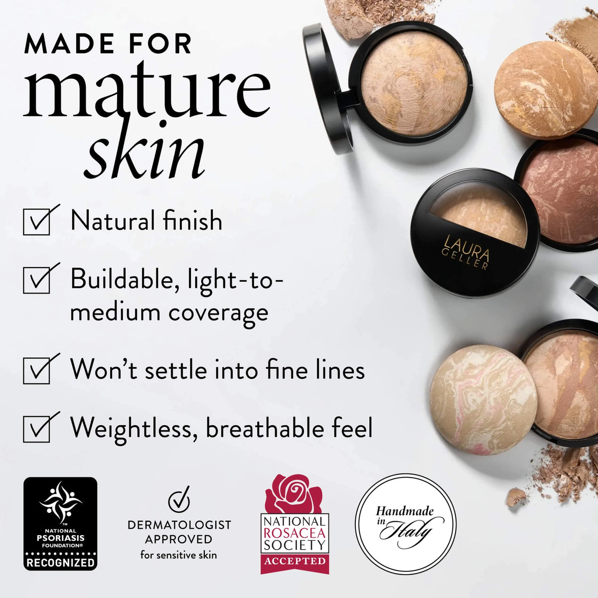 Laura Geller Baked Balance-n-Glow Color Correcting Foundation, Deep
