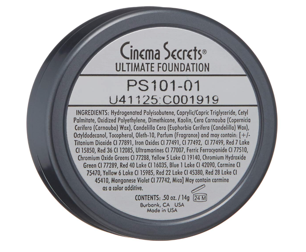 Cinema Secrets Ultimate Foundation 100 series (101-01) - oddros.shop