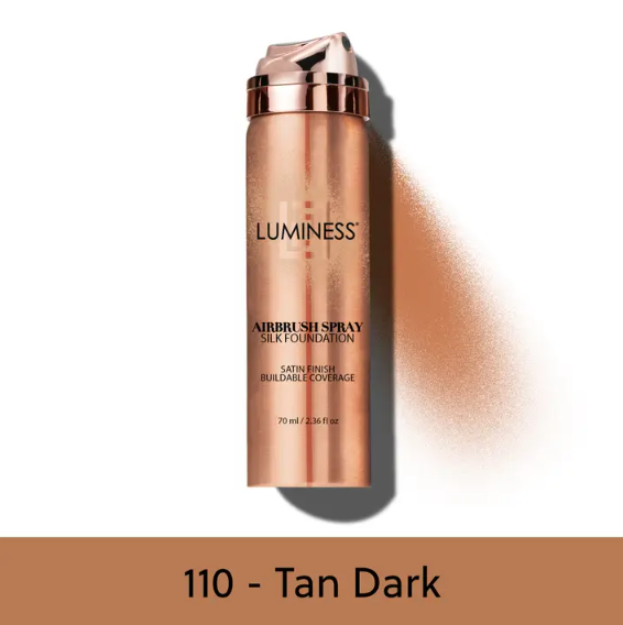 LUMINESS Cosmetics Airbrush Spray Silk Foundation - Tan Dark (110)
