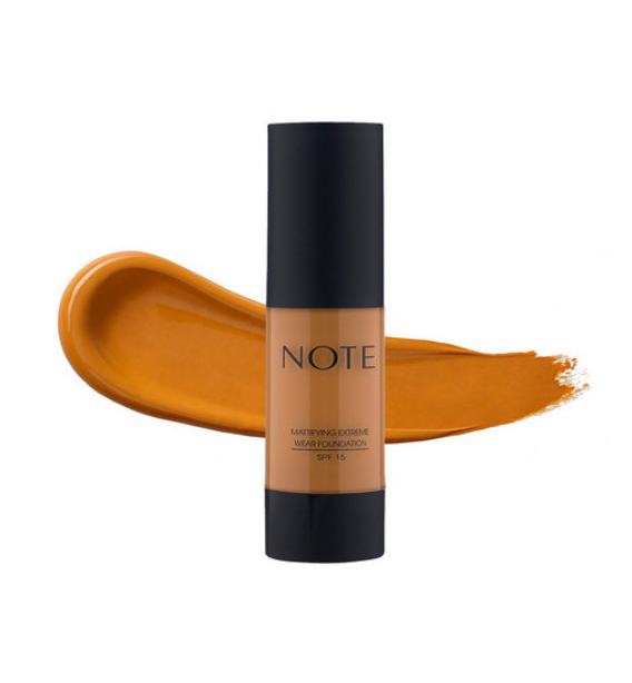 NOTE Cosmetics Mattifying Extreme Wear Foundation, SPF 15 - Honey Bronze (113)
