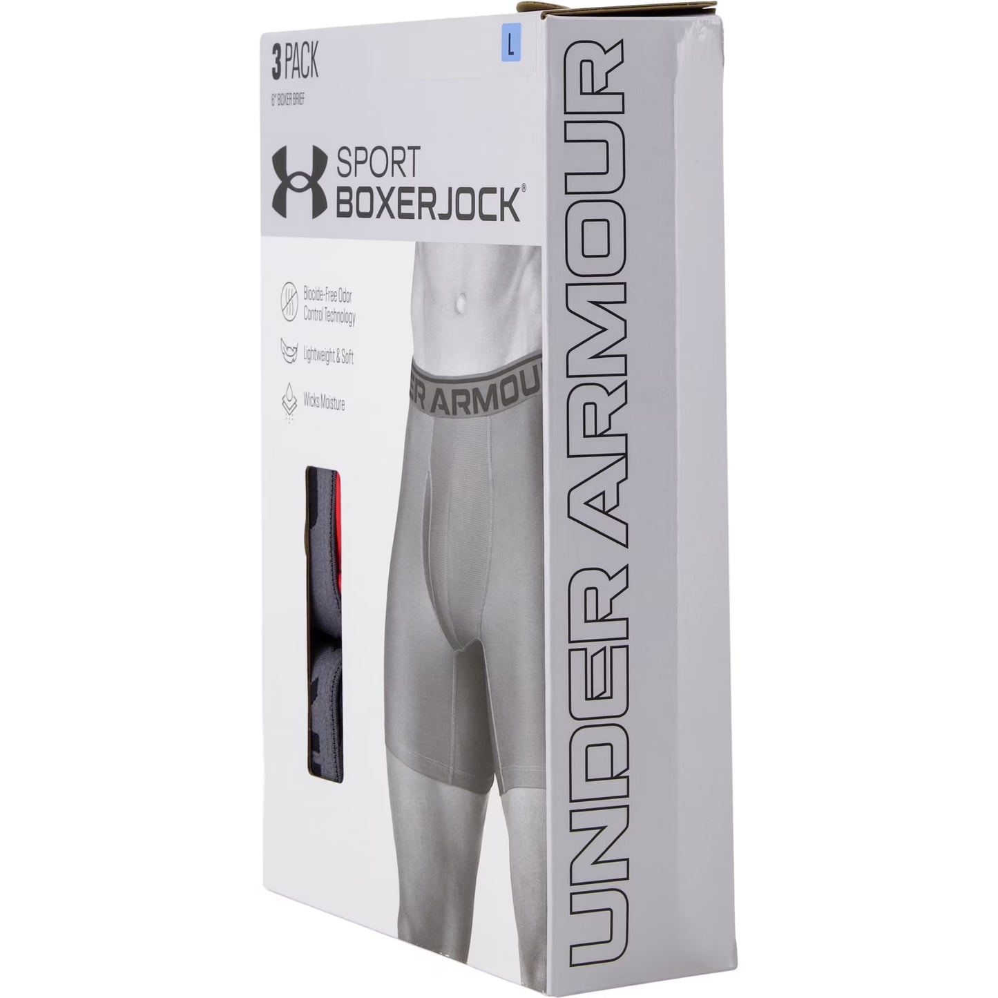 Under Armour Men's - Boxer Brief  - Assorted Colors  (3-Pack)