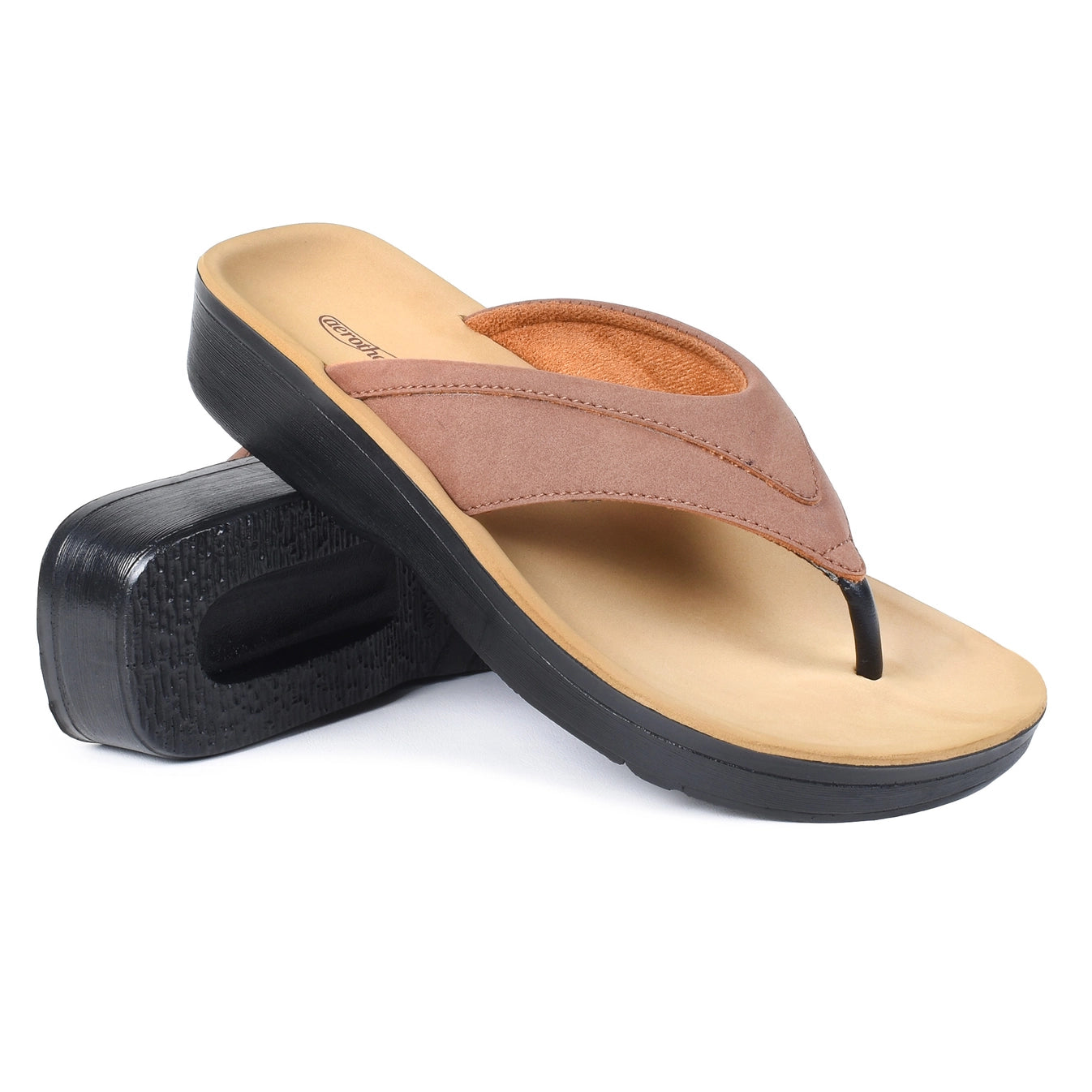 Aerothotic - Women's Tera Casual Comfortable Arch Supportive - Brown