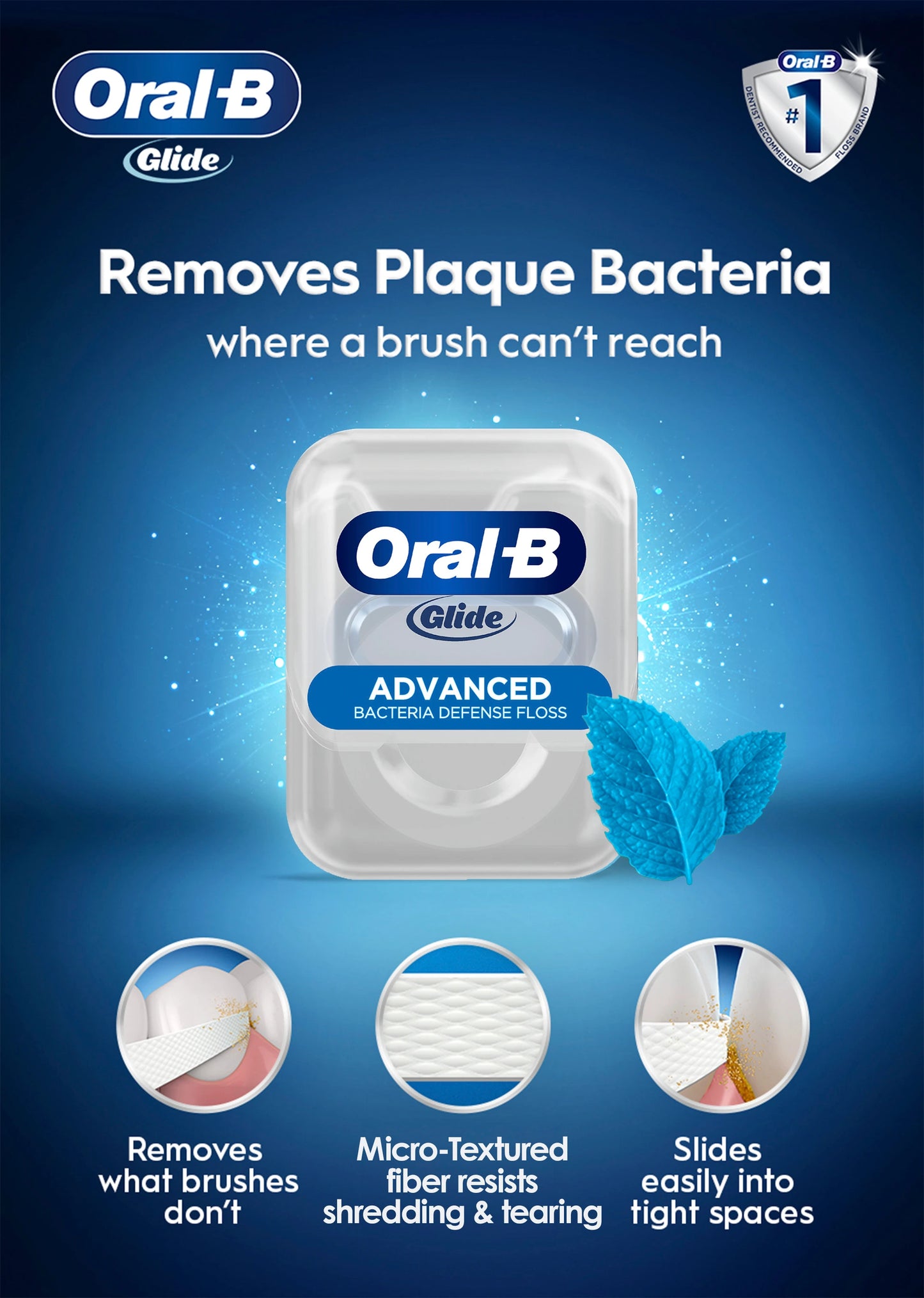 Oral-B Glide Advanced Multi-Protection Floss (6-Pack)