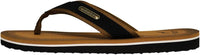 NORTY Men's Flip Flop Sandal - Black Camel (11118)