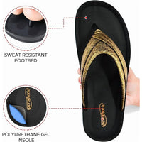 Aerothotic Women's Comfortable Slides, Sela , Brown (L1302)