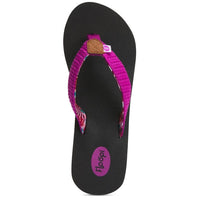 Floopi Womens Anna Wedge Yoga Mat Thong Flip Flop (519)
