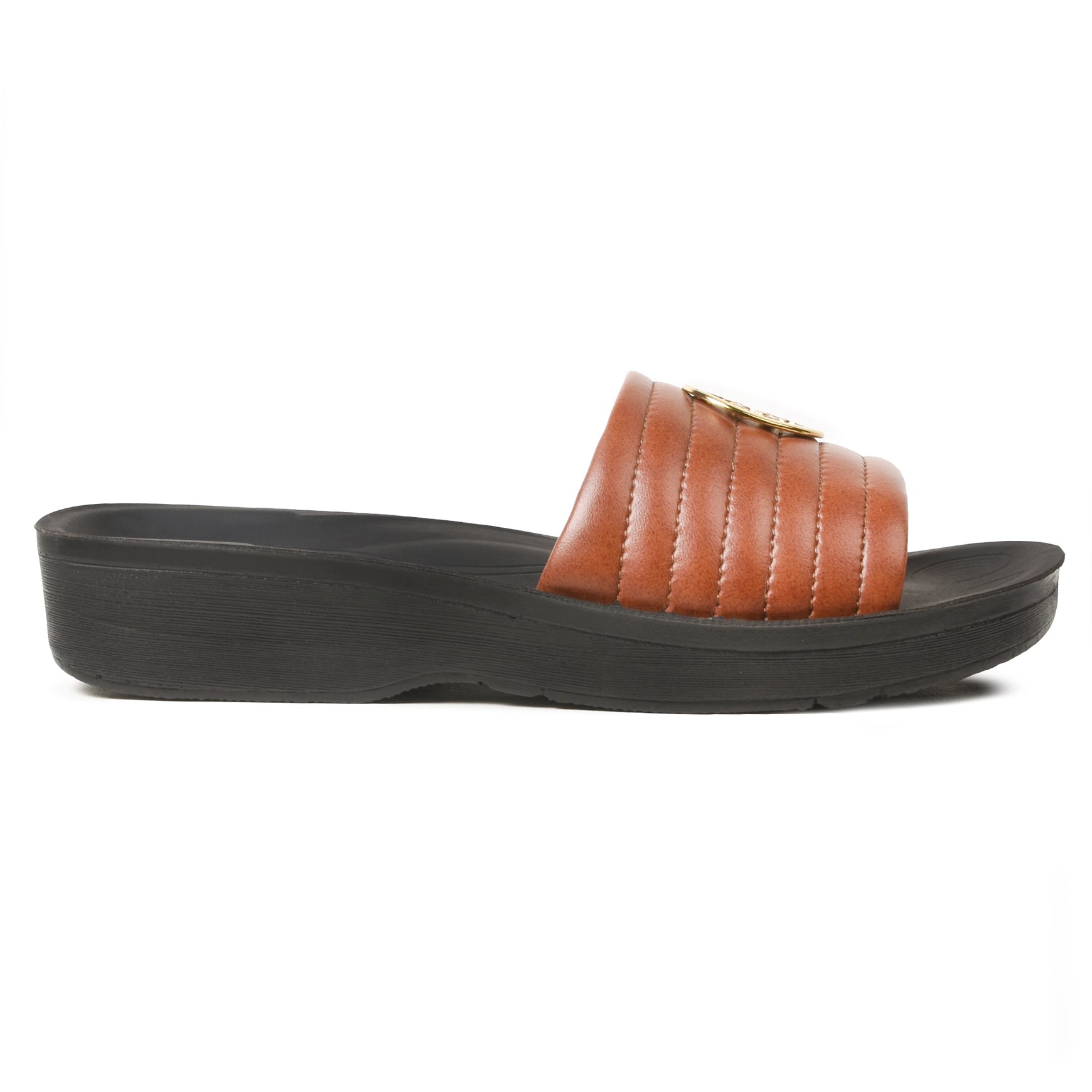 Aerothotic - Orthopedic Casual Slides For Women, OTIS - Tan (L0353)