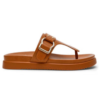DV by Dolce Vita Women's Footbed Sandal, Tan