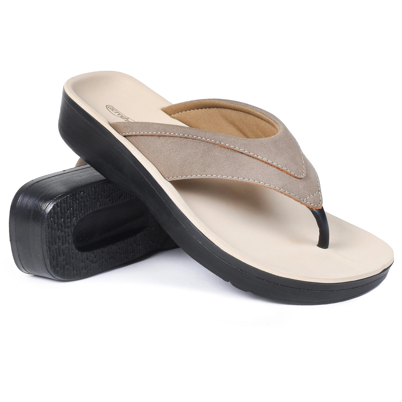 Aerothotic - Women's Tera Casual Comfortable Arch Supportive - Khaki