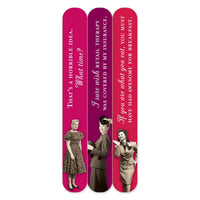 Shannon Martin Design  (Set of 3) Horrible Idea Emery Boards