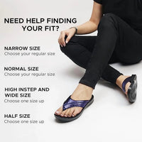 Aerothotic Women's Comfortable Slides, Sela , Blue (L1302)