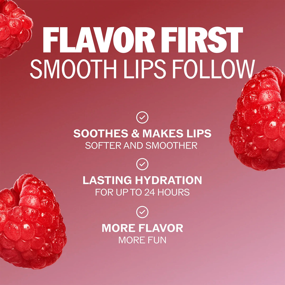 Chapstick Classic Lip Balm, SPF 15, Broad Spectrum, Red Raspberry (3-Pack)