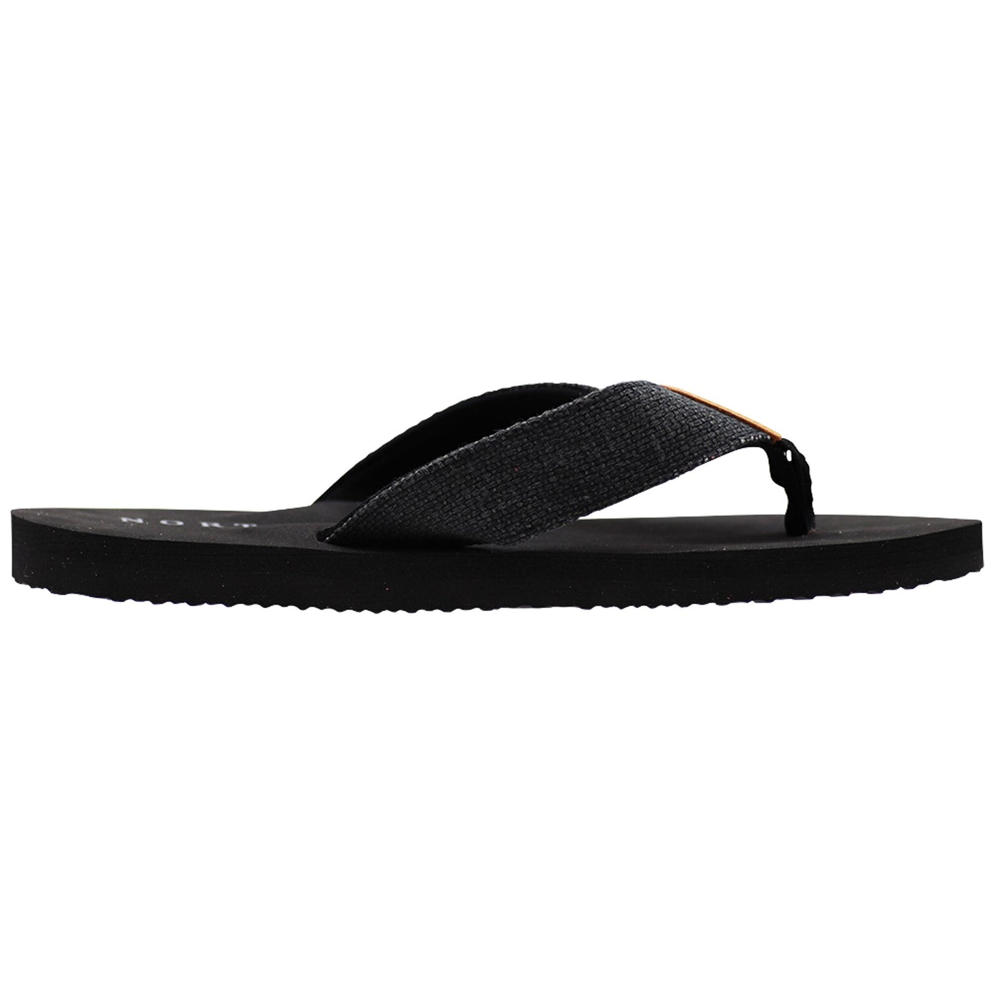 NORTY Men's Sandals, Outdoor & Indoor Flip Flop, Black (11062)