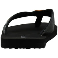 NORTY Men's Sandals, Outdoor & Indoor Flip Flop, Black (11062)