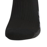 adidas Men's Quarter Sock, 6-12 (Black) (6-pair)