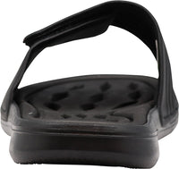 NORTY Young Men's Drainage Slide Sandal, (21006) Black