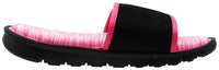 NORTY - Women's Memory Foam Footbed Sandals, Pink/Black (12114)