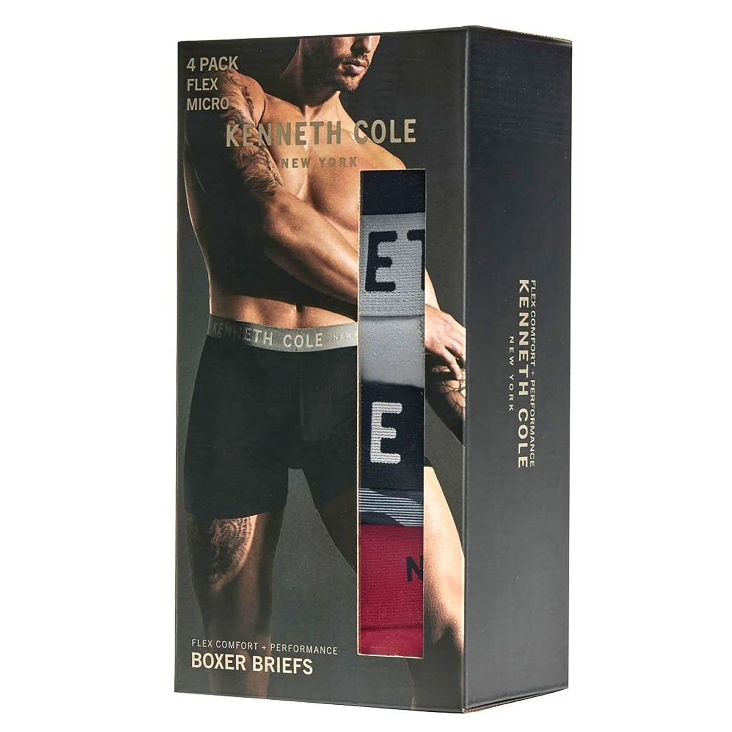 Kenneth Cole Men's - Boxer Brief, (4-Pack)