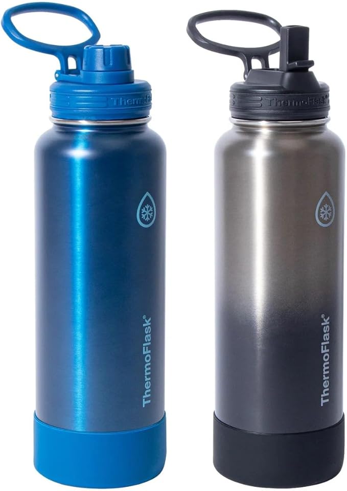 ThermoFlask  Stainless Steel Water Bottle, 40oz (2-pack)