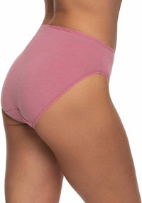 Felina Cotton Full Coverage Hi Cut - Assorted Colors (8-Pack)