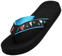 NORTY Womens Resort Sandal Flip Flop Happy Hour (12253)
