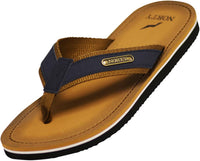 NORTY Men's Flip Flop Sandal - Navy Camel (11117)
