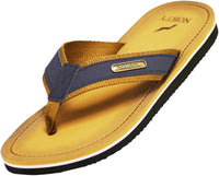 NORTY Men's Flip Flop Sandal - Navy Camel (11117)