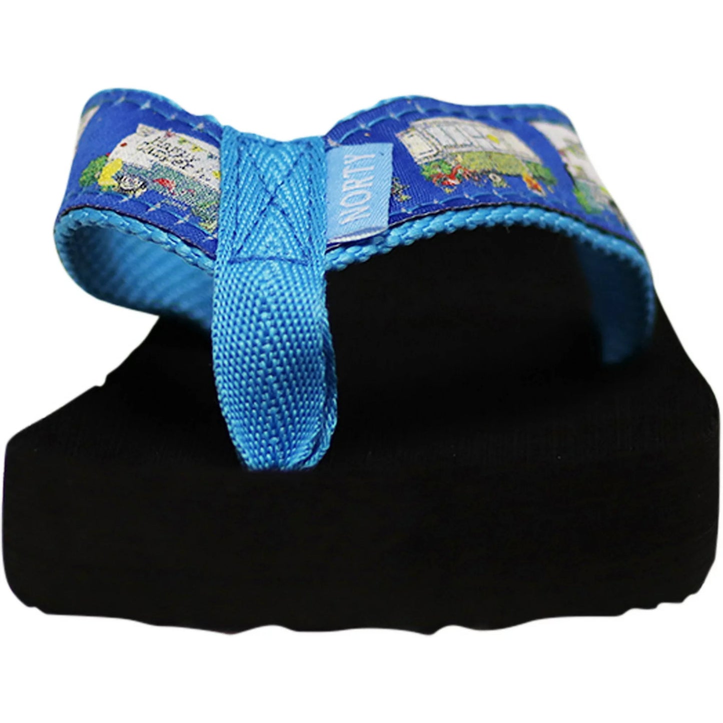 NORTY Womens Flip Flops Adult Female Thong Sandals, Happy Camper (12263)
