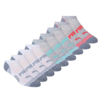 PUMA Women's Cool Max, No Show Sock (6-12) Assorted (10-Pair)