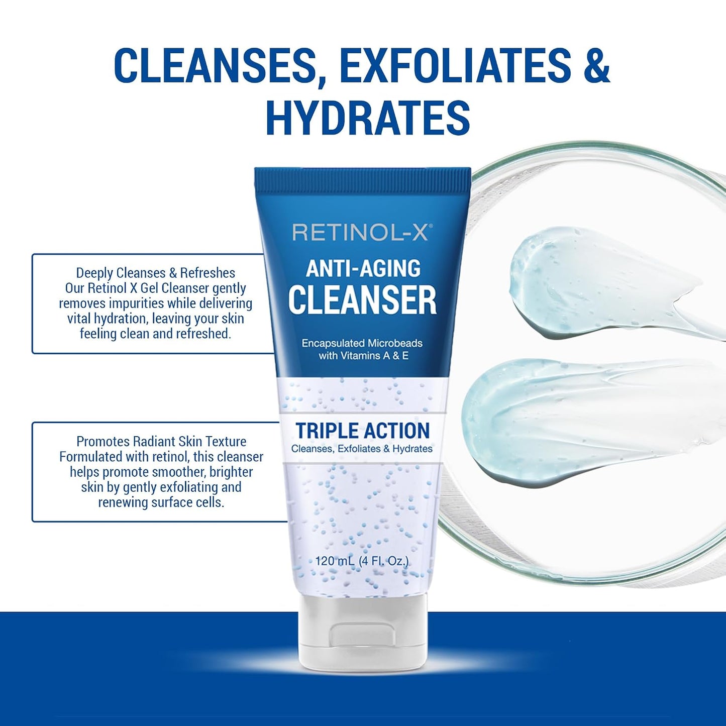 RETINOL-X Triple Action Anti-Aging Cleanser [26204-000]