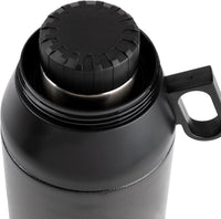 Manna Stack Stainless Steel Insulated Growler - 64 Oz - Black